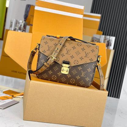 LV ポシェット メティス ブラウンミックス ジンジャーブラウン モノグラム リバース キャンバス 204264