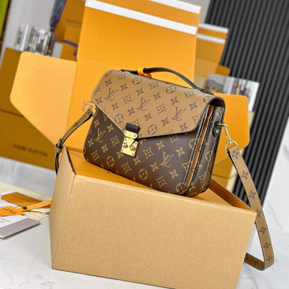 LV ポシェット メティス ブラウンミックス ジンジャーブラウン モノグラム リバース キャンバス 204264
