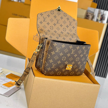 LV ポシェット メティス ブラウンミックス ジンジャーブラウン モノグラム リバース キャンバス 204264
