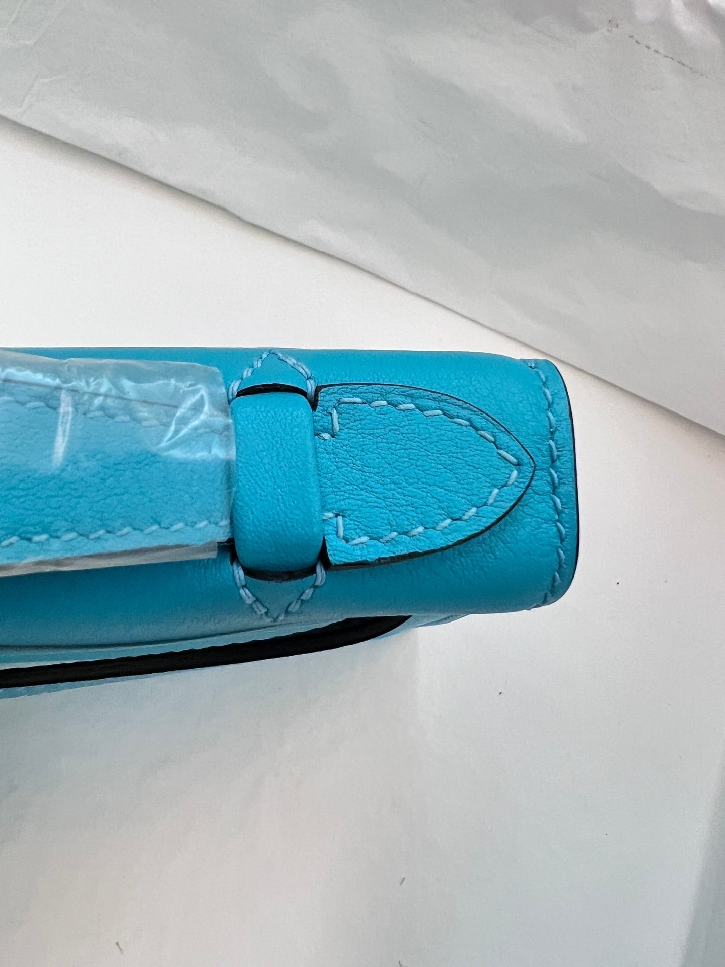 Pochette HM Kelly 22 cm Cerulean Swift, matériel argenté