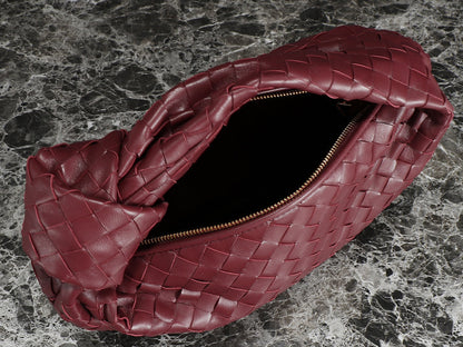 BV Teen Jodie 36 cm en cuir d'agneau bordeaux