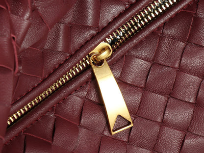 BV Teen Jodie 36 cm en cuir d'agneau bordeaux