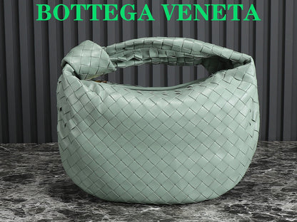 BV Teen Jodie 36 cm en cuir d'agneau gris roche 