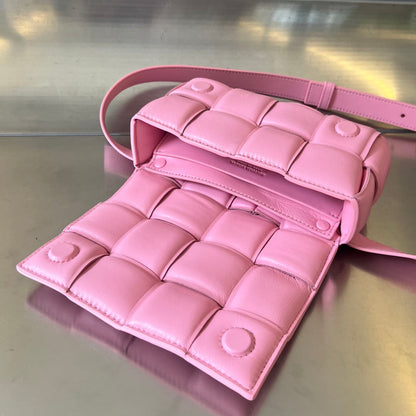 ライトピンクラムスキン製ミニカセット18インチ