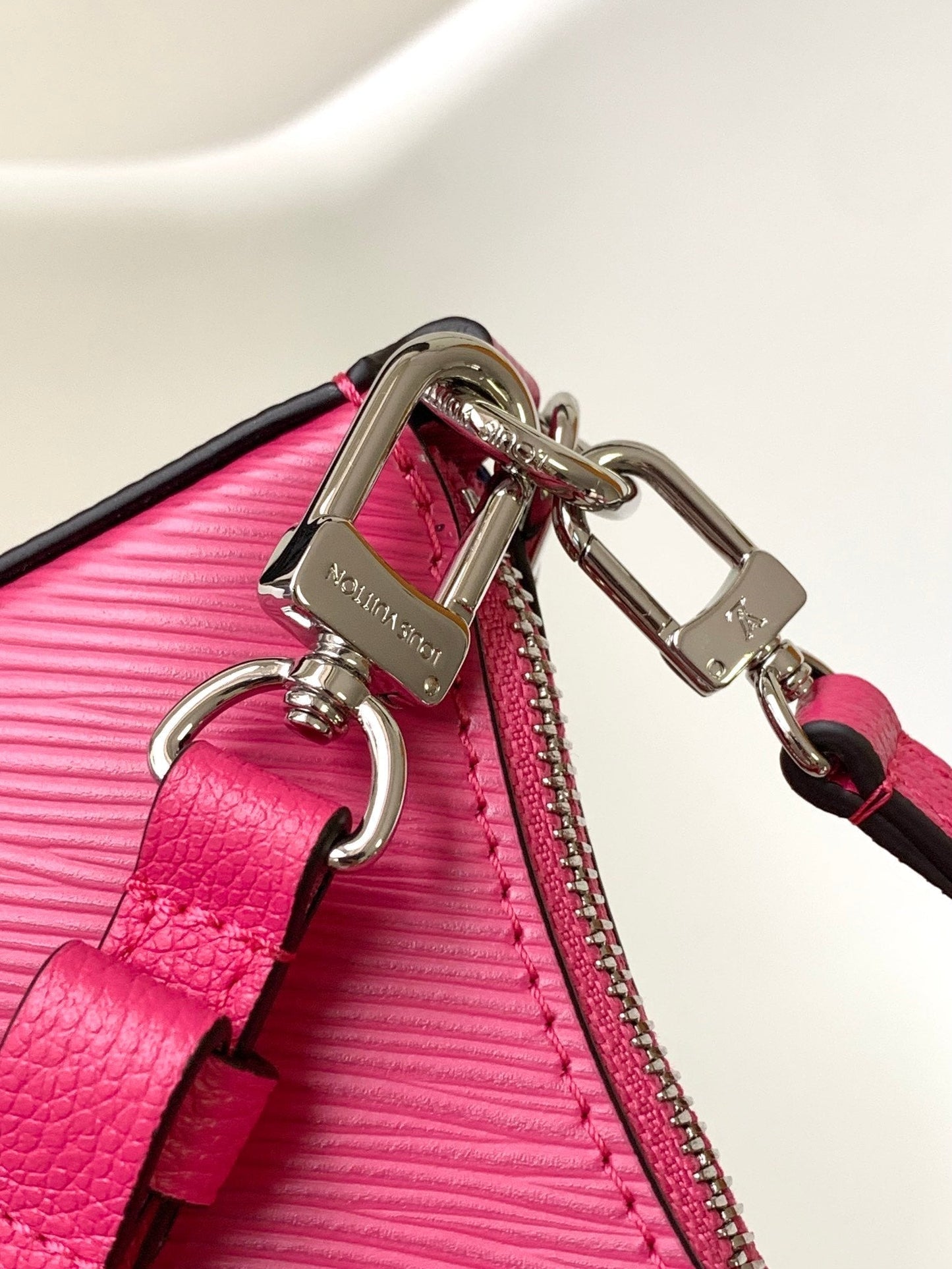 MARELLINI 19 CUIR GRAINÉ ÉPI ROSE FONCÉ 