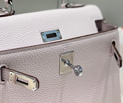 HM ミニケリー 20cm ピンク トーゴレザー シルバー金具