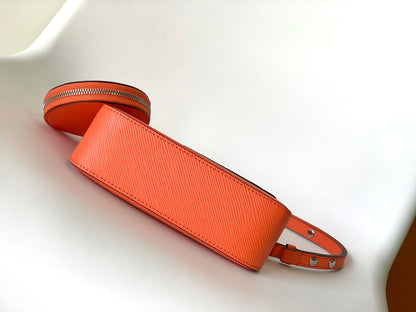 MARELLINI 19 CUIR GRAINÉ ÉPI ORANGE 