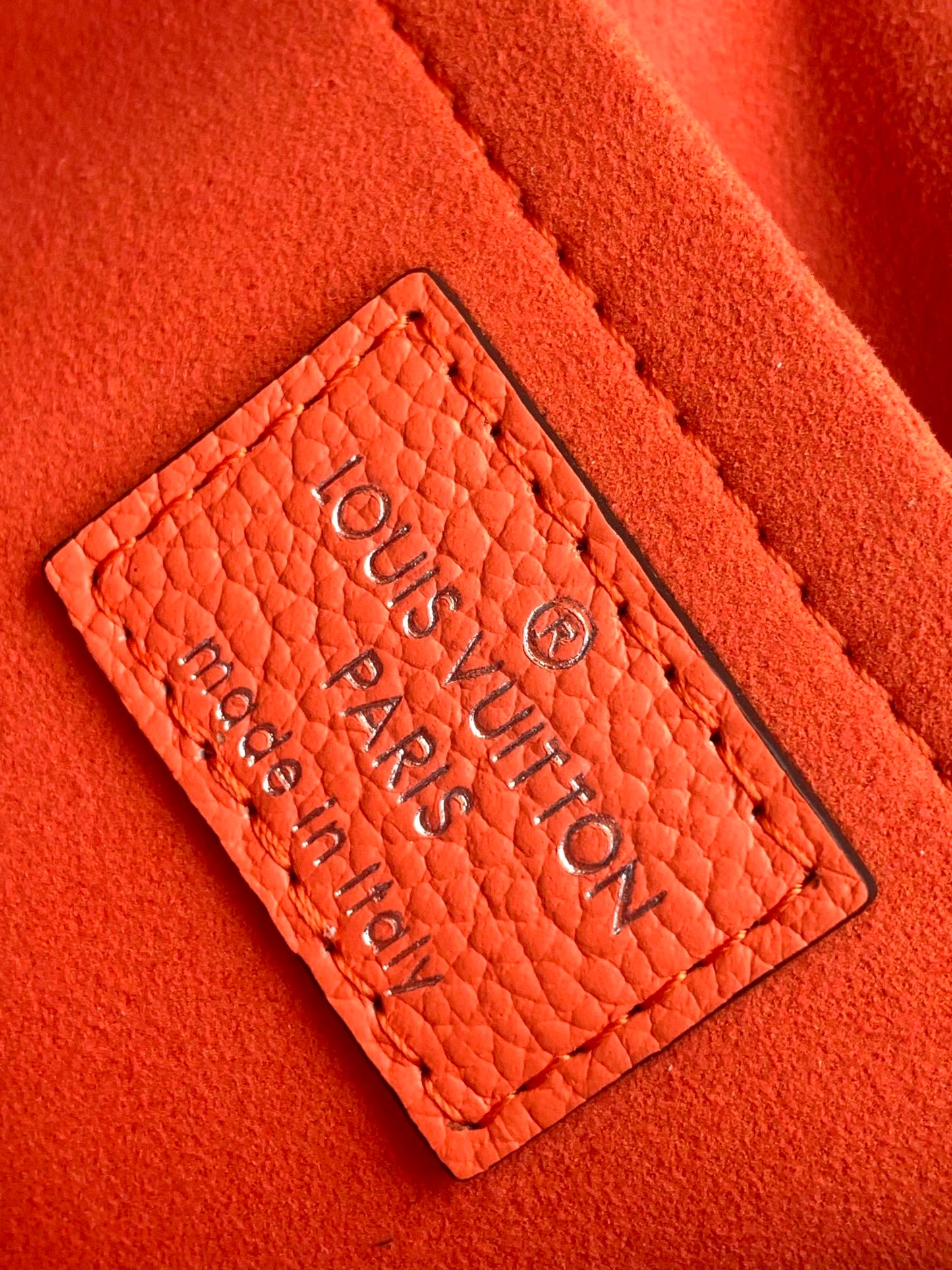 MARELLINI 19 CUIR GRAINÉ ÉPI ORANGE 