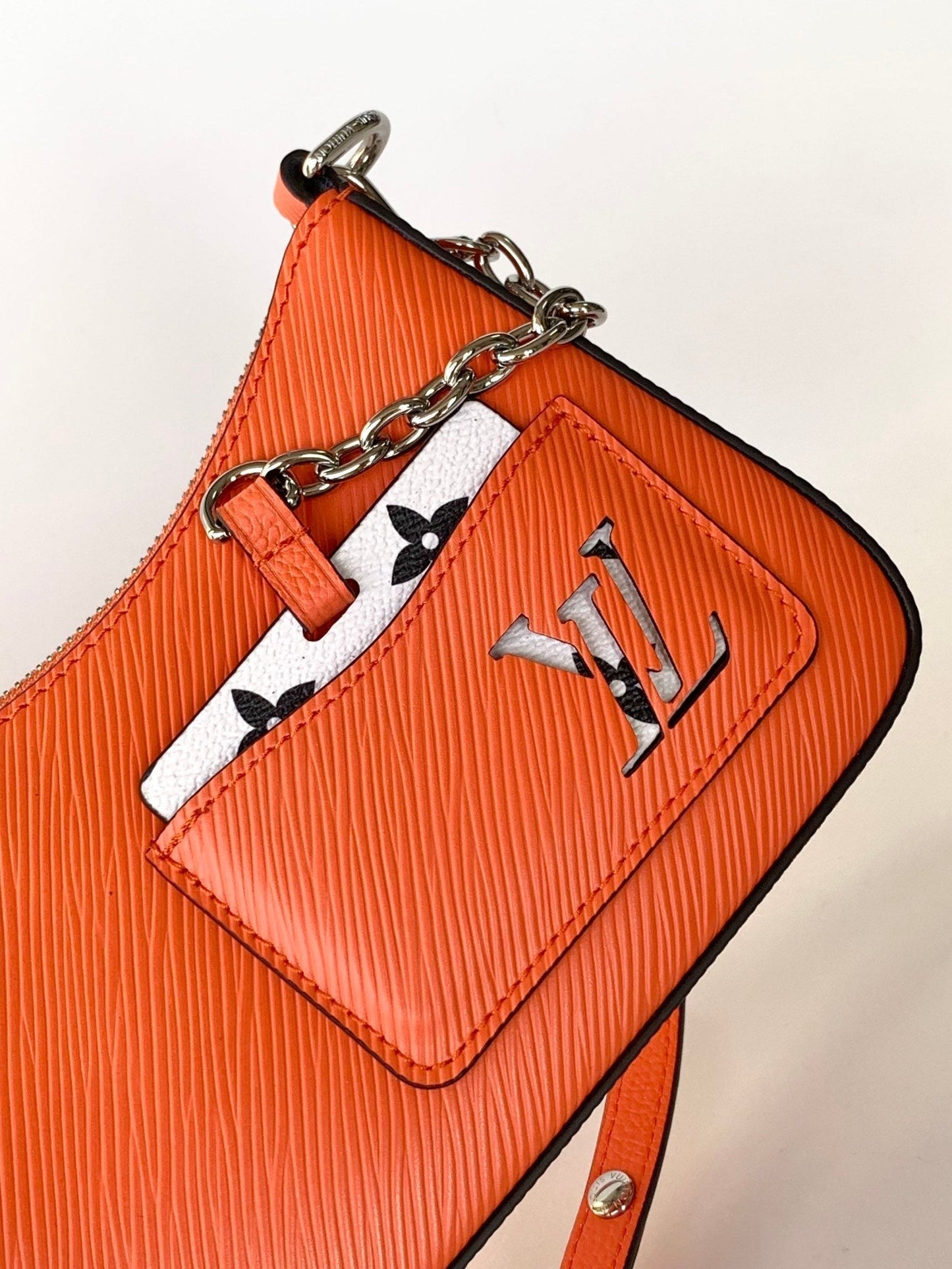 MARELLINI 19 CUIR GRAINÉ ÉPI ORANGE 