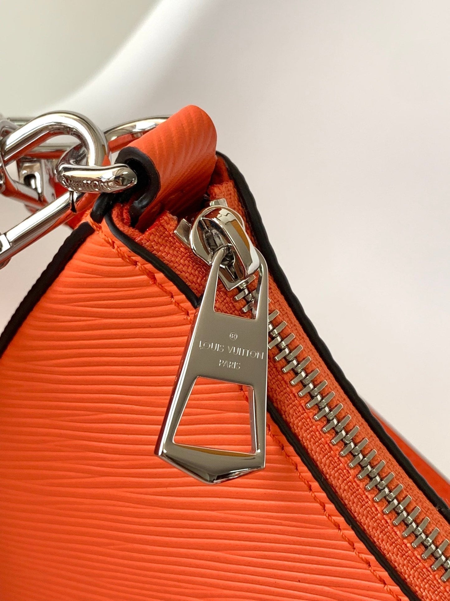 MARELLINI 19 CUIR GRAINÉ ÉPI ORANGE 
