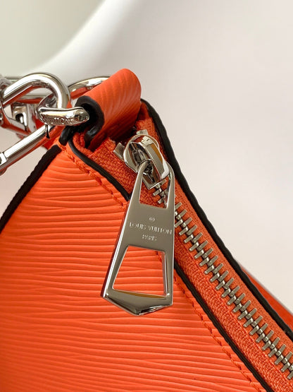 MARELLINI 19 CUIR GRAINÉ ÉPI ORANGE 