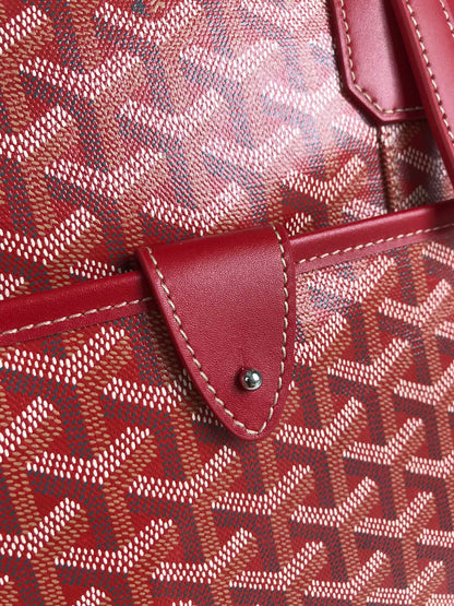 PORTE-DOCUMENT AMBASSADE 35 EN TOILE CLASSIQUE GOYARDINE ROUGE