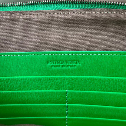 INTRECCIATO 30 EN AGNEAU VERT ÉMERAUDE