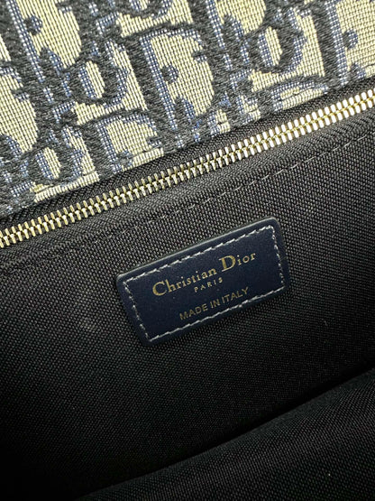 SAC MONTAIGNE 25 EN JACQUARD OBLIQUE BLEU