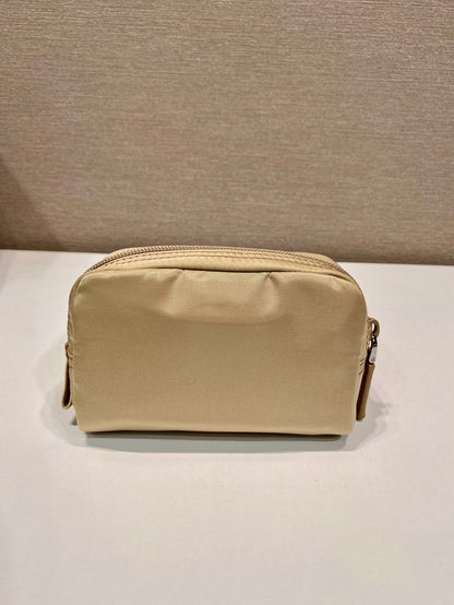 Pochette Pra 12 pouces en nylon recyclé marron clair