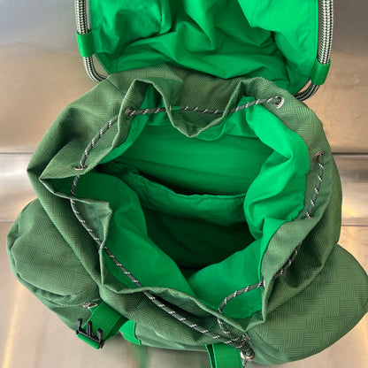 SAC À DOS ALTO 42 EN TISSU JACQUARD VERT FRAIS