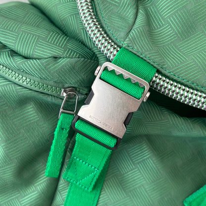 SAC À DOS ALTO 42 EN TISSU JACQUARD VERT FRAIS