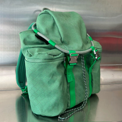 SAC À DOS ALTO 42 EN TISSU JACQUARD VERT FRAIS