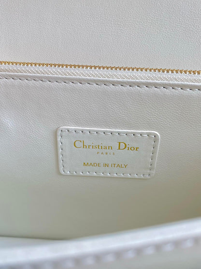 MISS LADY 24 GRAND SAC EN CUIR D'AGNEAU BLANC
