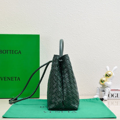 bv medium andiamo 32 cuir d'agneau vert foncé 