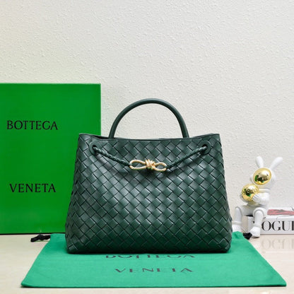 bv medium andiamo 32 cuir d'agneau vert foncé 