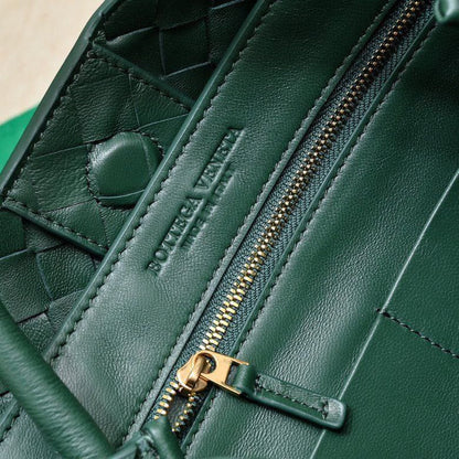 bv medium andiamo 32 cuir d'agneau vert foncé 