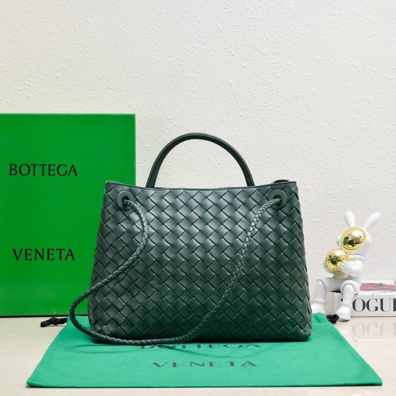 bv medium andiamo 32 cuir d'agneau vert foncé 