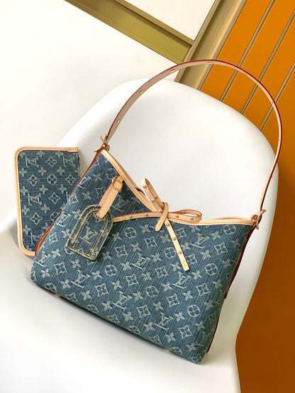 FOURRE-TOUT PM 29 BLEU DENIM 