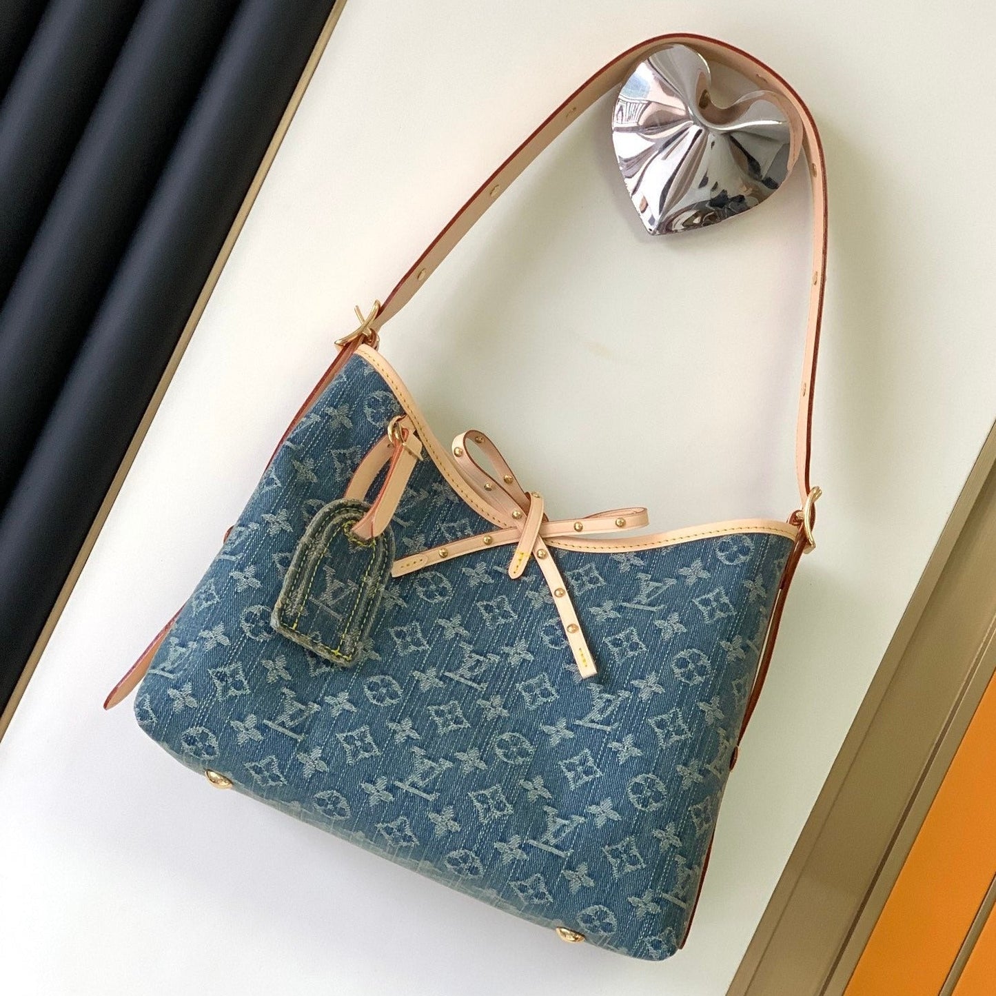 FOURRE-TOUT PM 29 BLEU DENIM 