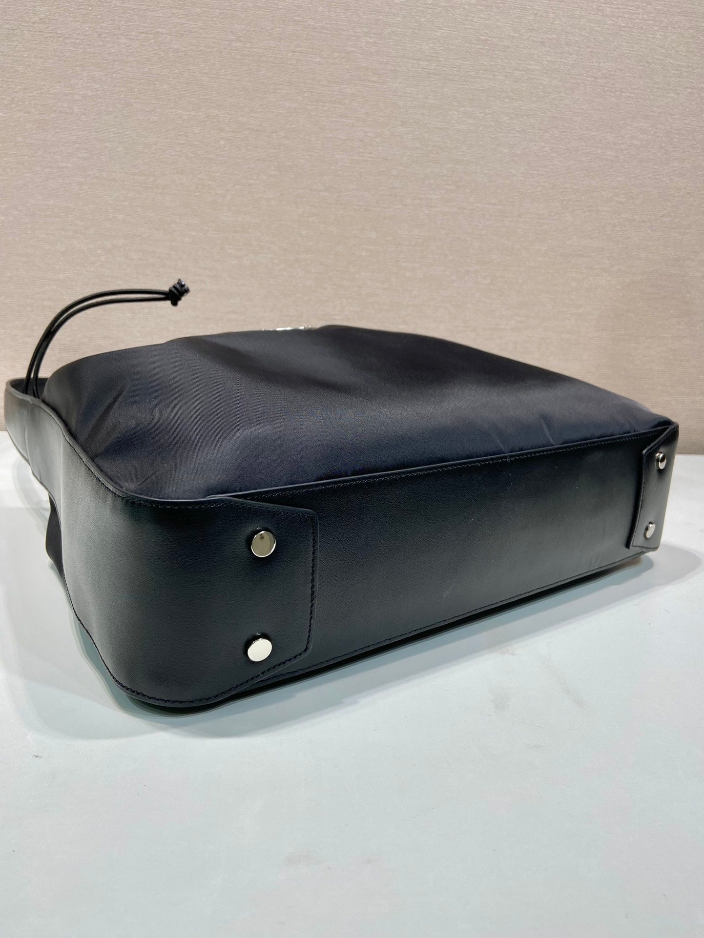 大型巾着バッグ 37インチ ブラック RE-NYLON