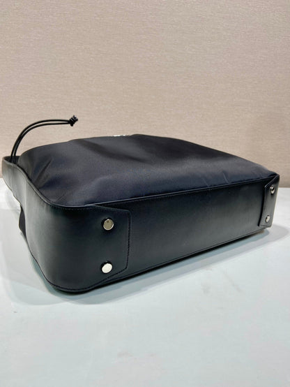 大型巾着バッグ 37インチ ブラック RE-NYLON