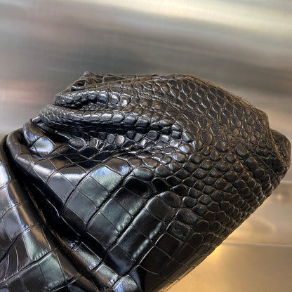 クラシックポーチ 40cm ブラックカーフスキン