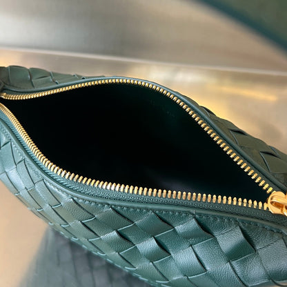 SAC WALLACE 22 EN CUIR DE VEAU VERT FONCÉ