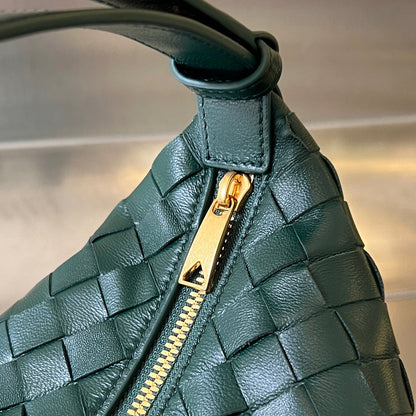 SAC WALLACE 22 EN CUIR DE VEAU VERT FONCÉ