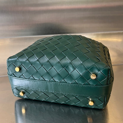 SAC WALLACE 22 EN CUIR DE VEAU VERT FONCÉ