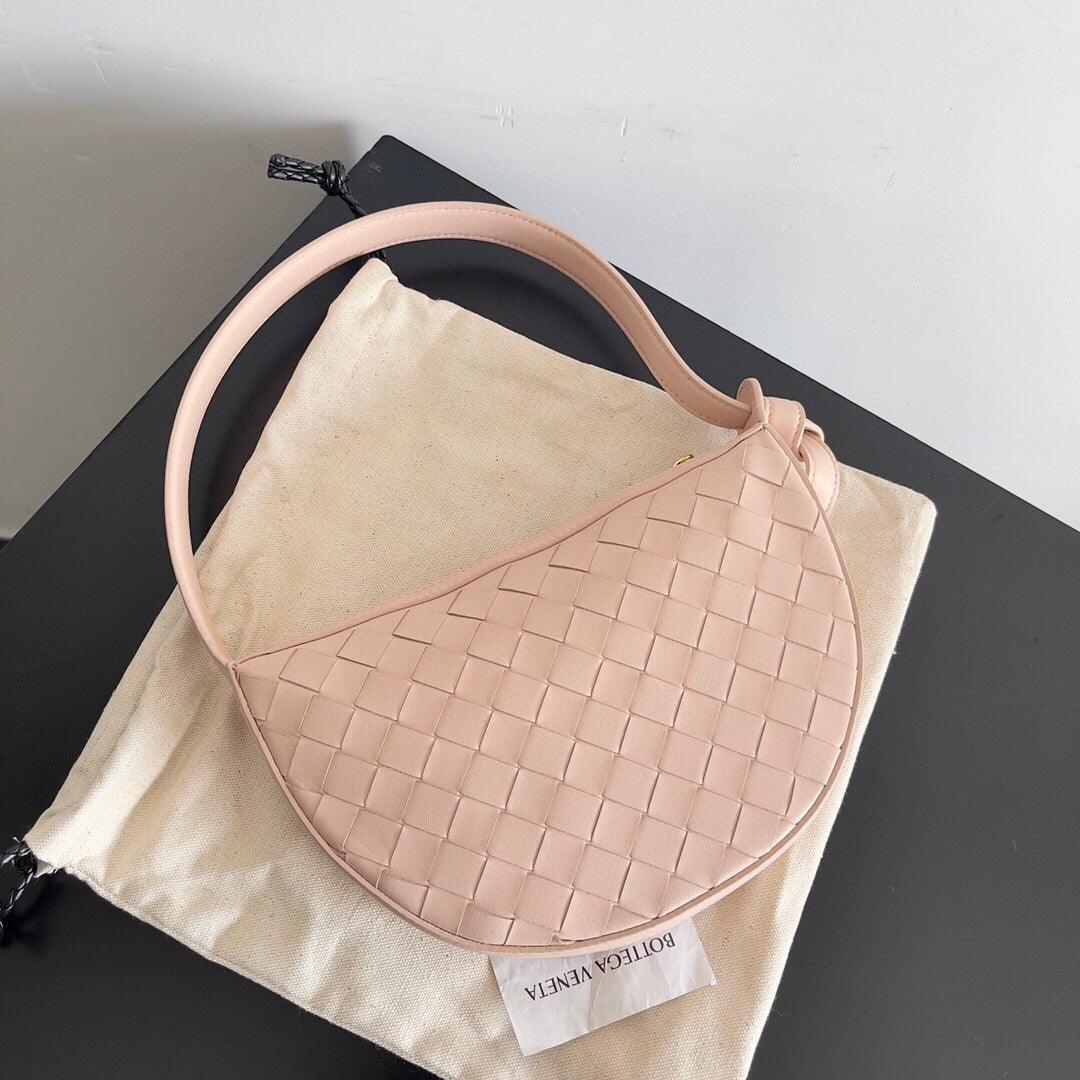 BV Mini Sunrise 23 cm en cuir de veau rose clair GHW 