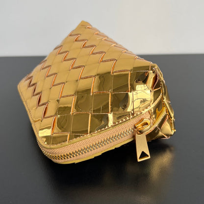SAC INTRECCIATO 16 EN AGNEAU DORÉ