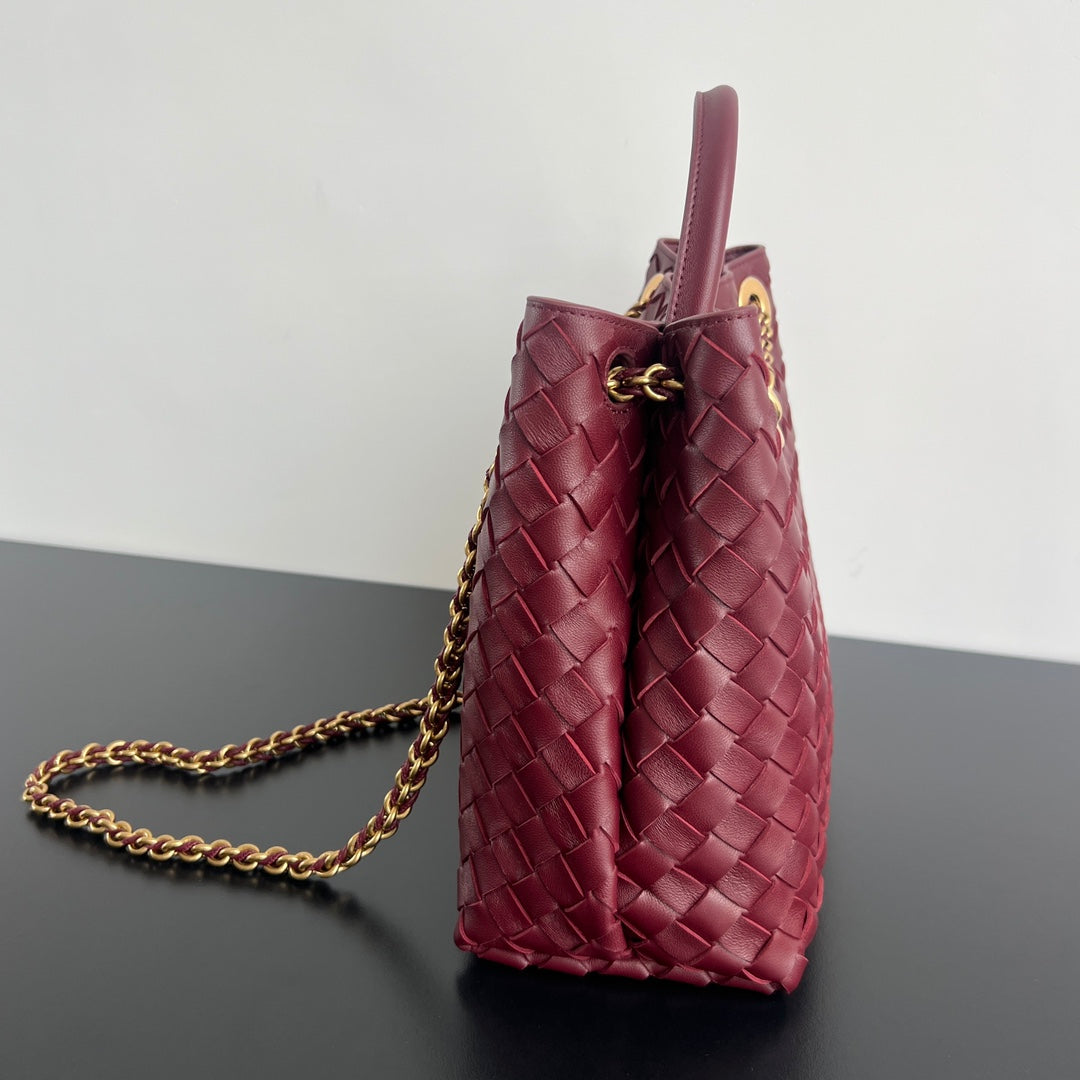 bv medium andiamo 32 cuir d'agneau bordeaux