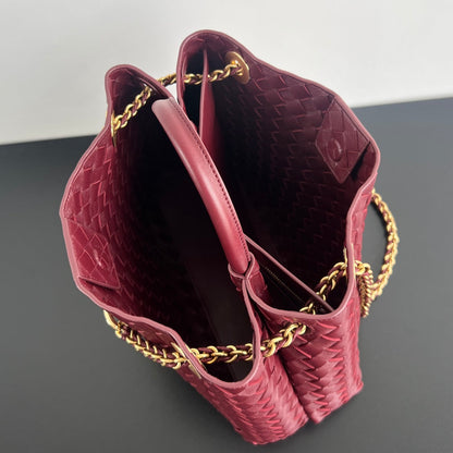 bv medium andiamo 32 cuir d'agneau bordeaux