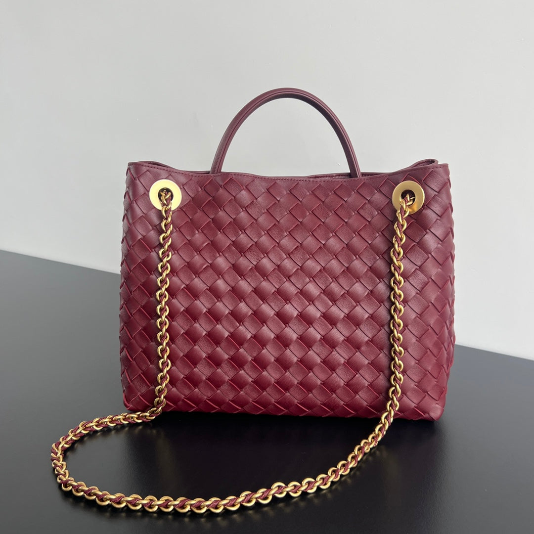 bv medium andiamo 32 cuir d'agneau bordeaux