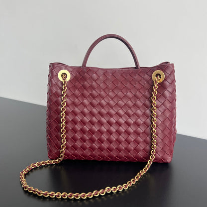 bv medium andiamo 32 cuir d'agneau bordeaux