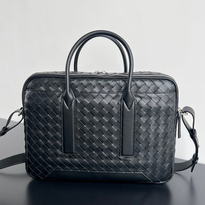 LARGE GETAWAY 39 WEEKENDER IN BLACK CALFSKIN