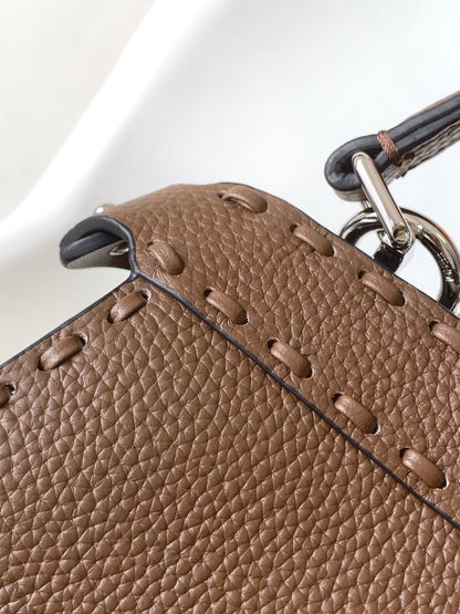 Peekaboo ISeeU Petite 20 Sac Cuir Chocolat Shw 