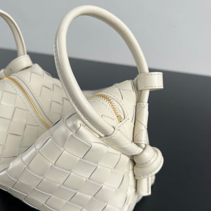 BVループトップハンドル 19cm クリーム ラムスキン