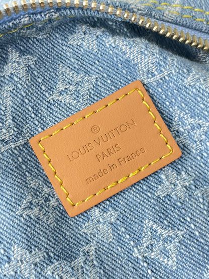 LOOP 29 EN DENIM MONOGRAMME BLEU QUINCAILLERIE DORÉ