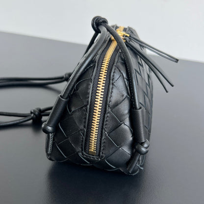 BVコンサートポーチ 18.5cm ブラックラムスキン