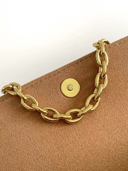 IVY 23 EN CUIR ARIZONA CRÈME MONOGRAMME EMPREINTE QUINCAILLERIE DORÉ