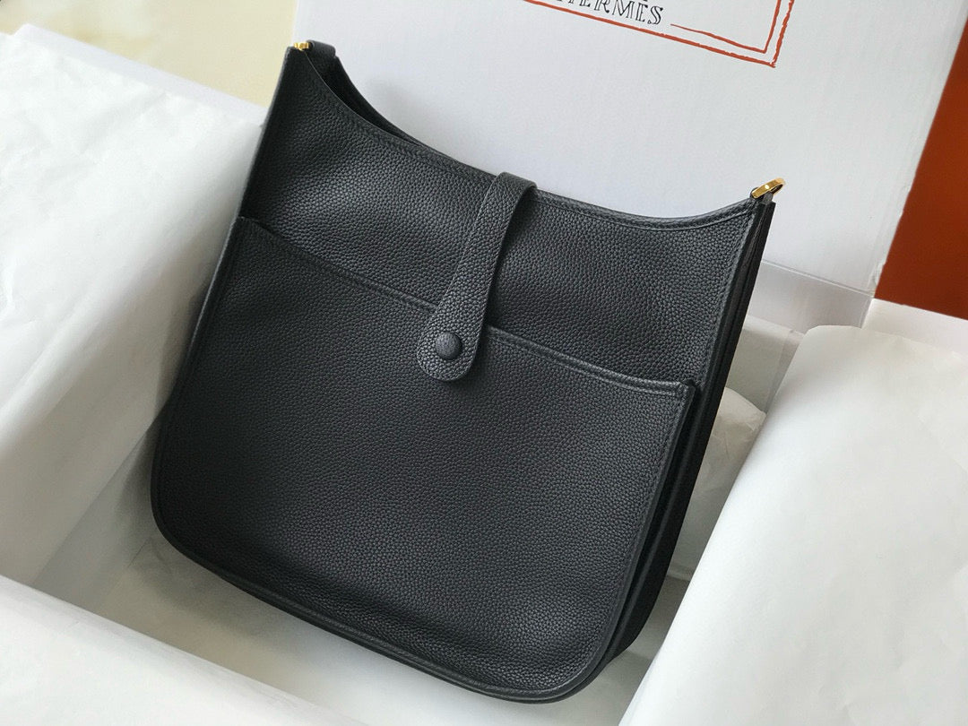 エヴリン 29cm ブラック トーゴ グレー