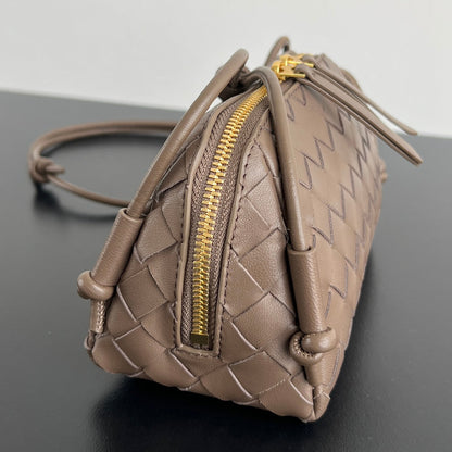 Pochette de concert BV 18,5 cm en cuir d'agneau marron