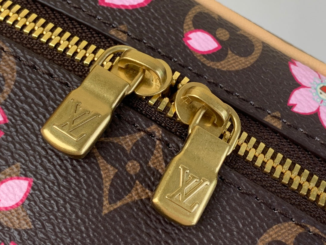 LV x TM NICE 20cm サクラ ブラウン チェリーブロッサム モノグラム キャンバス